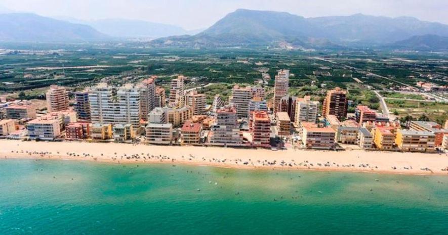 Blue Double Private At Front - Doble En La Playa Privatunterkunft Valencia